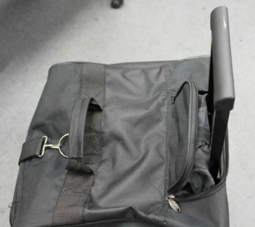 Bolsa de Lona Grande 30" con Ruedas Equipaje 5791 Ruedas Bolsa de Lona Maleta Nueva Foto 3 de 4