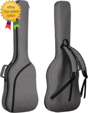 Electric Bass Guitar Bag Gig Bag Backpack Padded Soft Case 0.3 Inch Padding