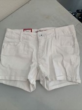 NWT SO Girl s Adjustable Waist Shorts Sz 8 White Retail: 24 MW-451 X2