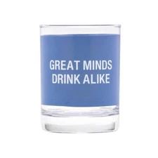 Durable Hand Painted Creative and Witty 10oz Say What Rocks Glass Giftware