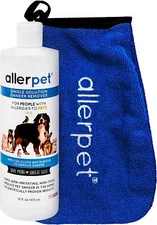 Allerpet 16oz Pet Dander Remover Cat Allergy Relief Bird Allergens Dog Allergies