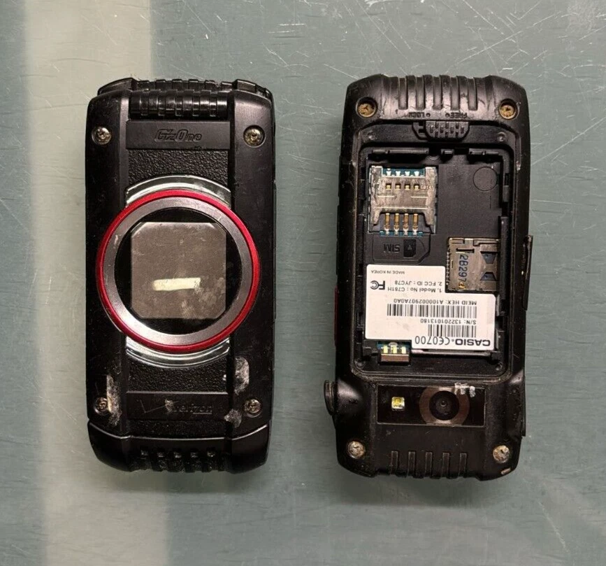 Casio G'zOne Ravine 2 Verizon 512 MB Handset Flip Phone Vintage Cellphone OEM - Image 2 of 4