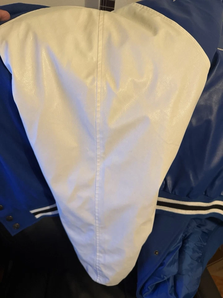 Chaqueta Duke Blue Devils Para Hombre XL Varsity Letterman Steve & Barrys NCAA Excelente Foto 4 de 4