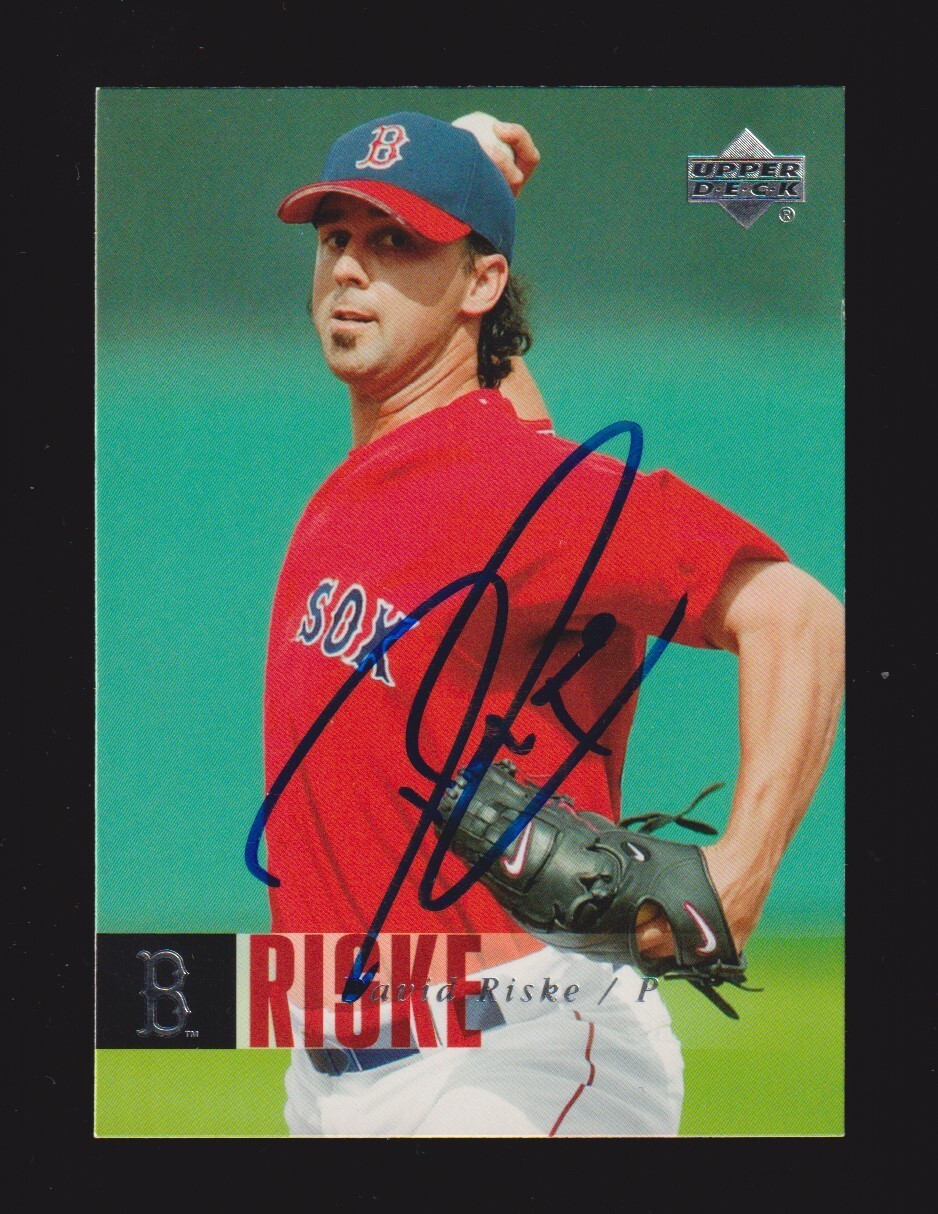 2006 UD #538  David Riske  BOSTON RED SOX  SIGNED AUTOGRAPH AUTO COA