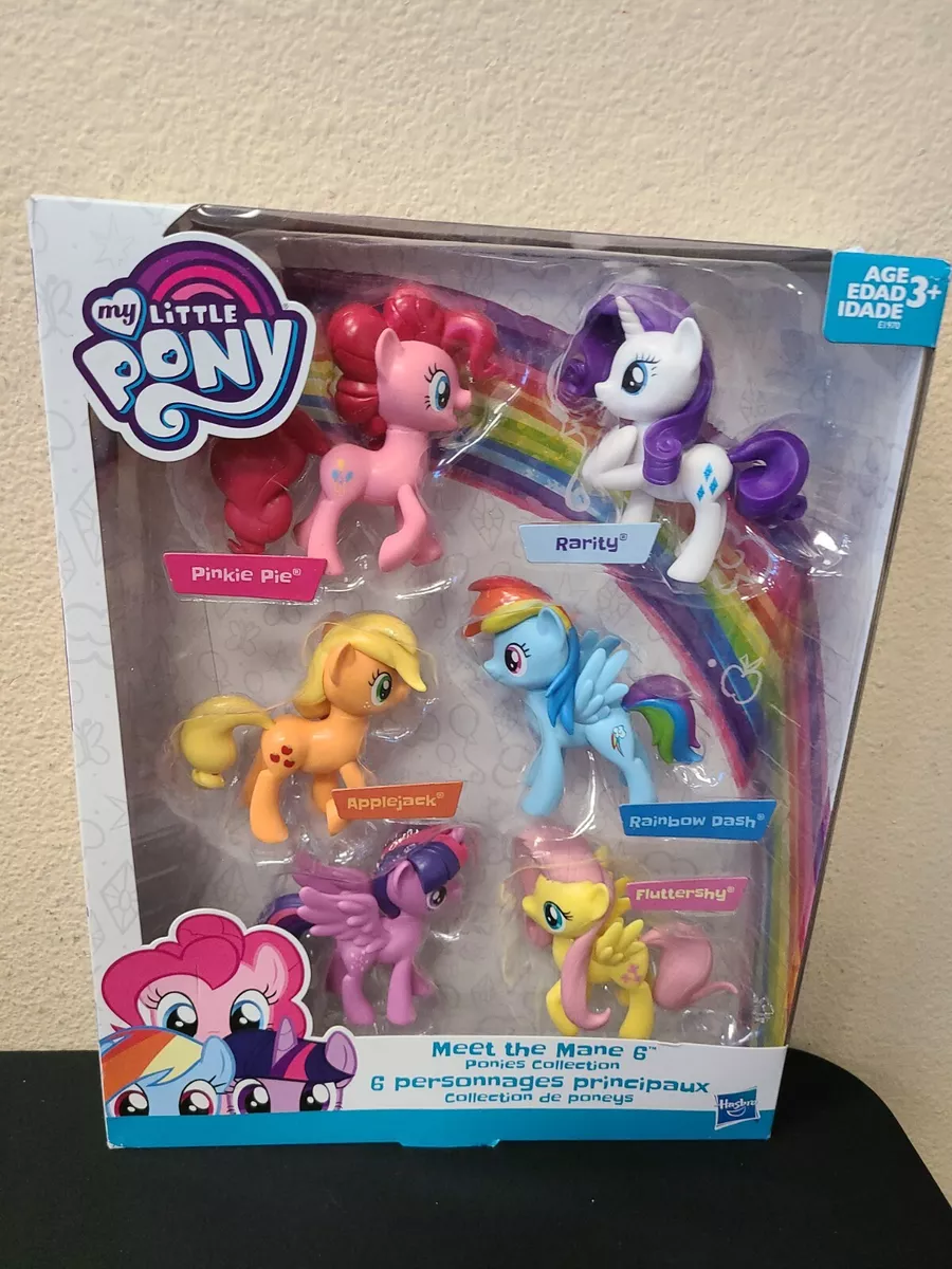  My Little Pony Toys Meet The Mane 6 Ponies Collection (  Exclusive) Doll Playset