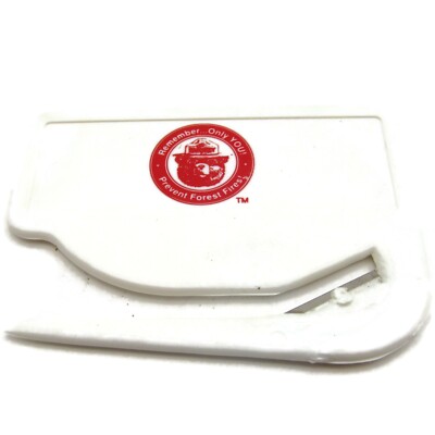 Vintage Smokey Bear Letter Opener US Forest Service Fire Prevention Plastic