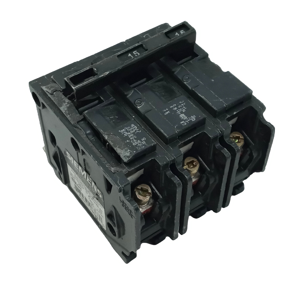 Siemens B315 3 Pole Thermal Circuit Breaker 15A 240VAC 60HZ