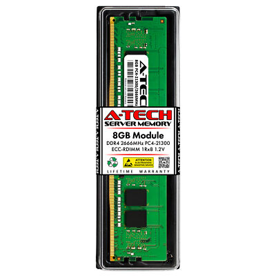 8GB 1Rx8 PC4-2666V-R HP ProLiant XL250a G9 ML110 G10 ML350 G10 Memory RAM