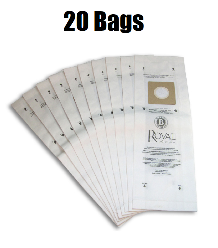 Royal Type B Vacuum Cleaner Bags 20 Pack New GENUINE eBay