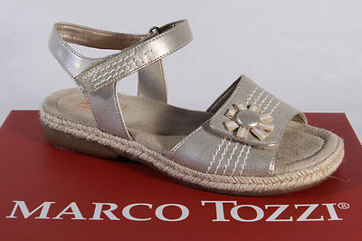 Marco Tozzi Girls Sandal Platinum New!!