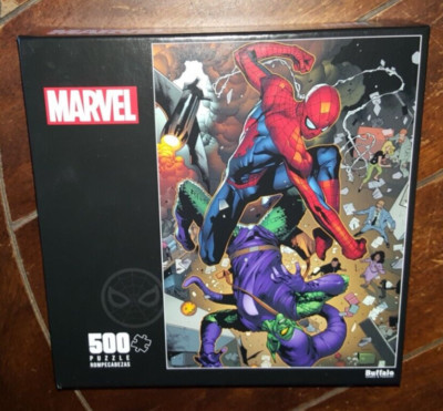 Marvel SPIDER-MAN & GREEN GOBLIN 500pc 15'' x 21.25'' Jigsaw Puzzle! Item #03350