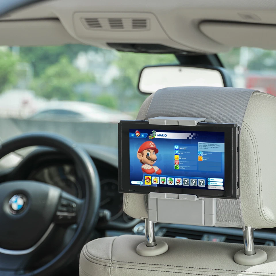 Car Headrest Mount Holder, Universal Car Holder for Phones & Tablets & Switch - Image 2 of 4