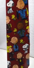 Vintage Men's Peanuts Gang Neck Tie- Made in USA