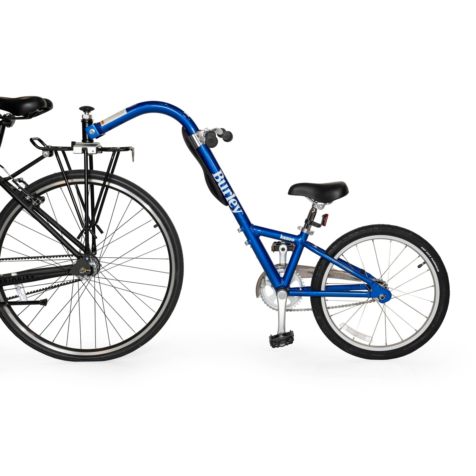 Burley Bike Trailer - Kazoo Trailer Cycle Tag Along Trailer - Blue