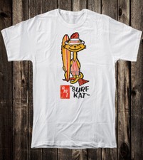 Hot Rod T Shirt 100% Cotton Vtg Art Speed Shop AMT Model Kit Surf Cat