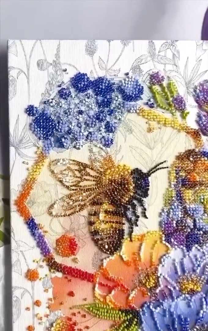 Abris Art Main Bead Embroidery Kit - Flower honey AB-906 | eBay