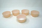 Vintage Fire King Peach Lustre Luster 6 oz 424 Scallop Edge Custard Cups - 5