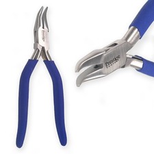 Bent nose pliers bend jewellery making craft tools 6.5" Prestige