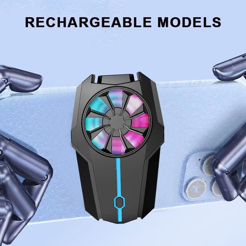 Cell Phone Cooler Universal Mobile Phone Cooling Bracket Phone Cooling Fan - Photo 8 sur 8