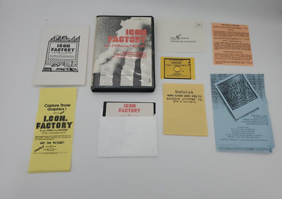 ICON FACTORY - 1986 Commodore 64/128 Computer Free Spirit Software box & Manuals