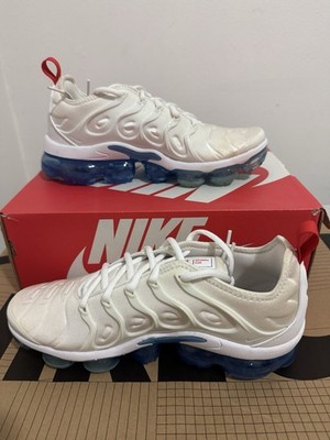 NIKE AIR VAPORMAX PLUS WHITE HABANERO RED BLUE USA DV2119 100 sz 8