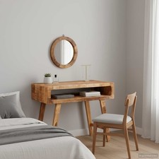 Toaleka ze schowkiem z lustrem brązowa nowoczesna umywalka sztuka vidaXL