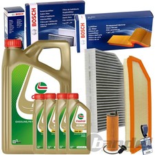 BOSCH FILTERSET+CASTROL 5W30 passend f&uuml;r MERCEDES 350 400d W/S 213 CLS 257 GLE