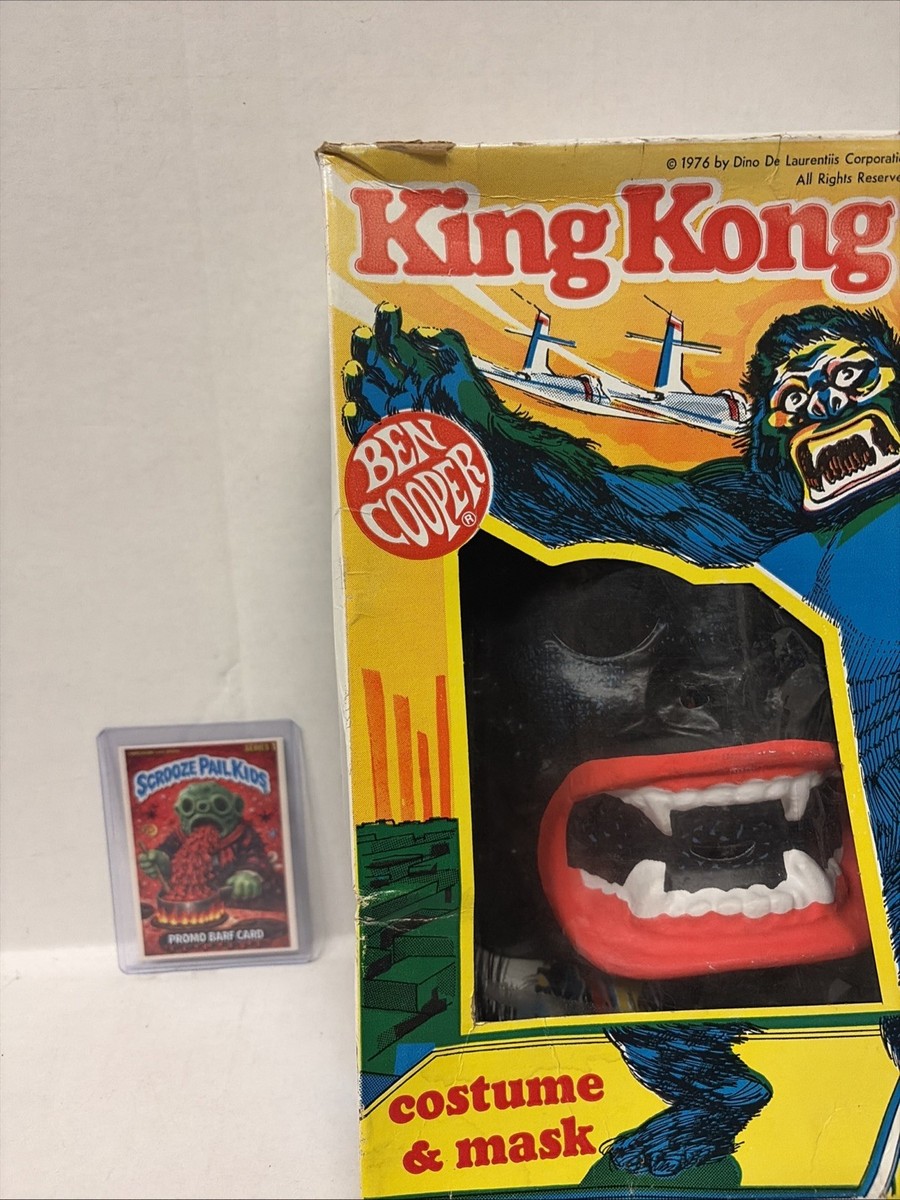 Ben Cooper King Kong Mask And Costume 1976 In Box Never Worn