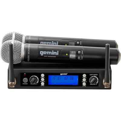 #ad Gemini UHF 6200M UHF Dual Handheld system $129.95