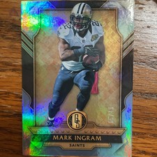 2017 Panini Gold Standard Platinum Mark Ingram #20 /49 Saints NFL Football
