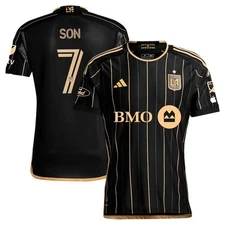 Kid LAFC Son Heung-Min Black 2025 Secondary Player Jersey (Pants included)
