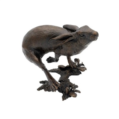 Richard Cooper Bronze Full Tilt Hase Running Figur