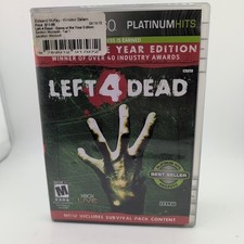 Left 4 Dead (Microsoft Xbox 360, 2009) CIB, GOTY, Platinum Hits, Original Label