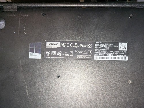 Lenovo N22 Windows Intel Celeron. 16GB eMMC, 4GB, Windows 10 - Picture 3 of 3