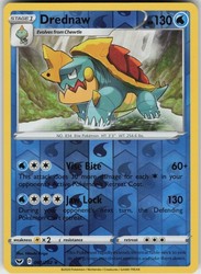 Drednaw 061/202 Reverse Holo Rare Sword & Shield Base Set
