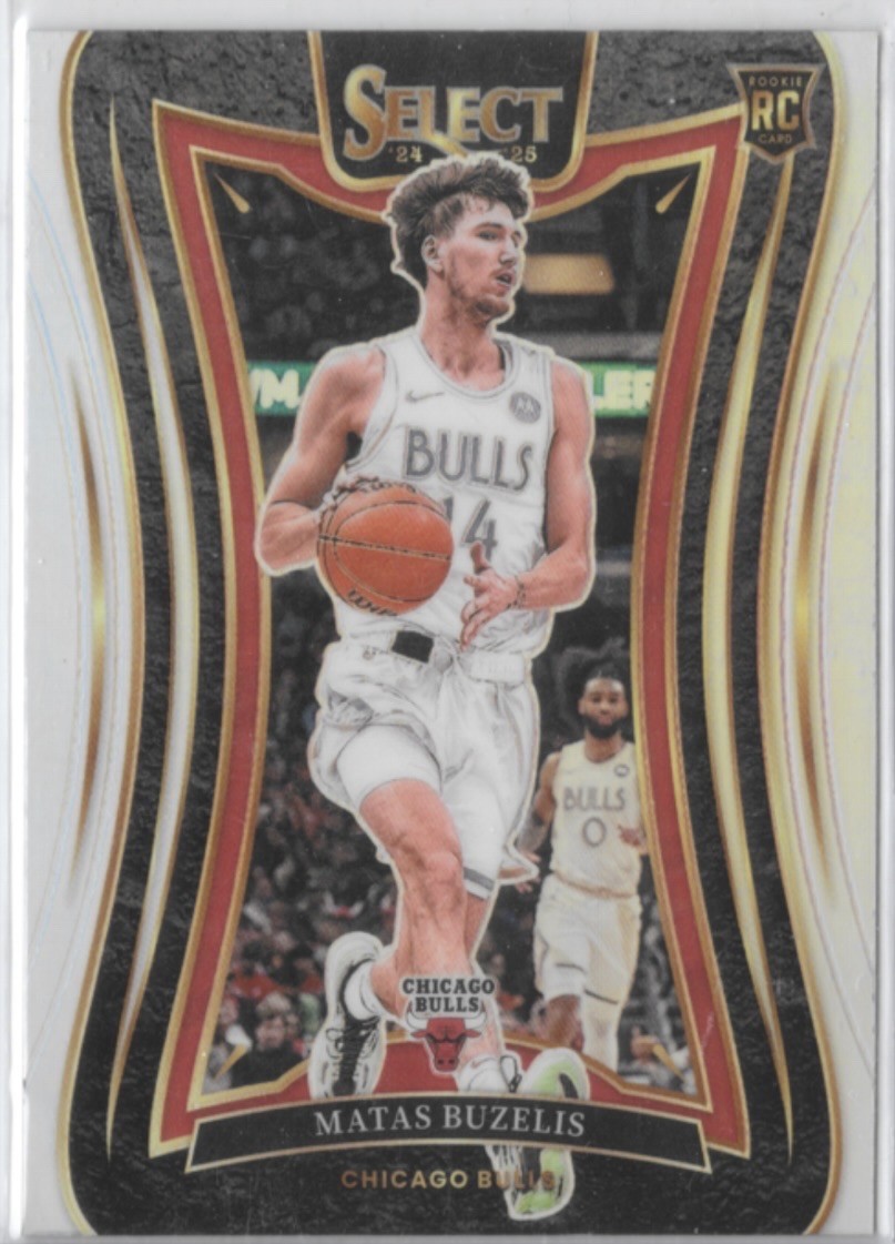 2024-25 Panini Select - Mezzanine Matas Buzelis #384 Silver Prizm (RC)