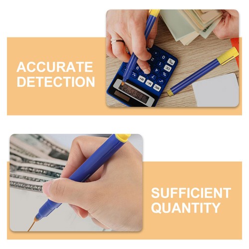5 Pcs Water-based Money Detector Pen Currency Checker Bill Marker Pens - Picture 6 of 12