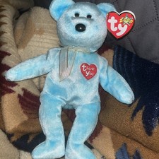 Ty Beanie Baby Babies Rare 6th Gen Thank You Bear 2000 8.5