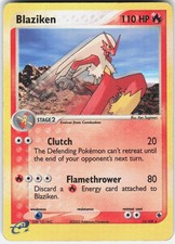 Blaziken 15/109 Rare Ruby& Sapphire Pokemon Rev Holo Moderately Played sm crease on eBay