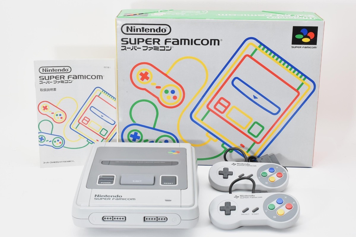 Console Super Famicom NTSC-J Complète En Boîte - 2 Manettes - Nintendo - PAL