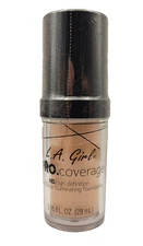 L.A. Girl PRO.coverage HD Illuminating Foundation GLM642 Fair 0.95 oz New