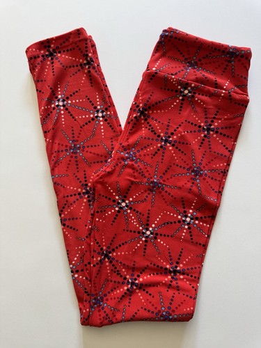 NEW LuLaRoe Girls Tween 4th Of July Leggings, Red White and Blue, Your Choice - Picture 3 of 3