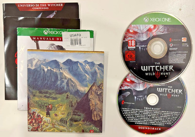 The Witcher 3: Wild Hunt (Xbox One 2015) inkl. Handbuch, Karte & Soundtrack Disc