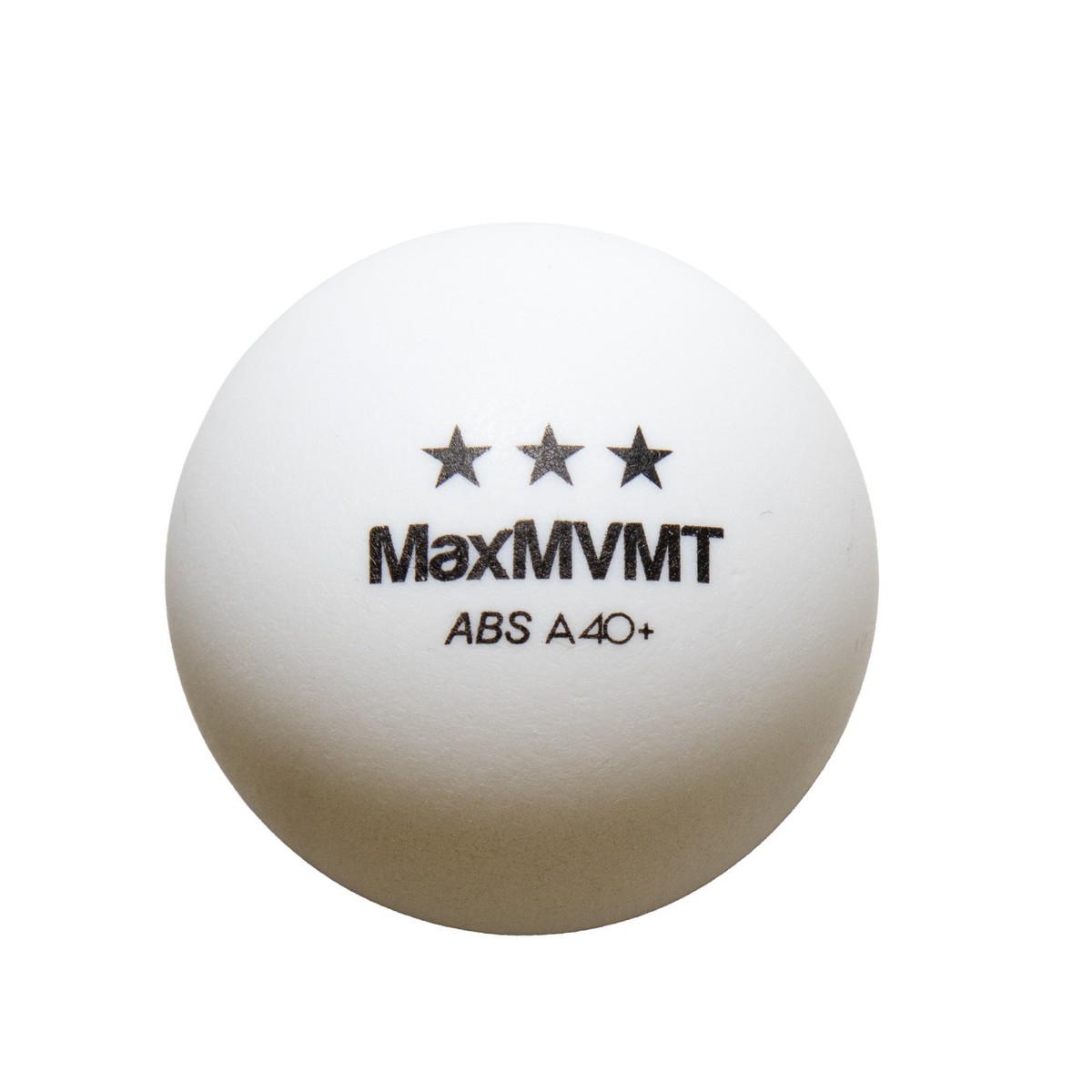 MaxMVMT Table Tennis Balls 3 Star 40mm ABS A40+ 24 Pack White Ping