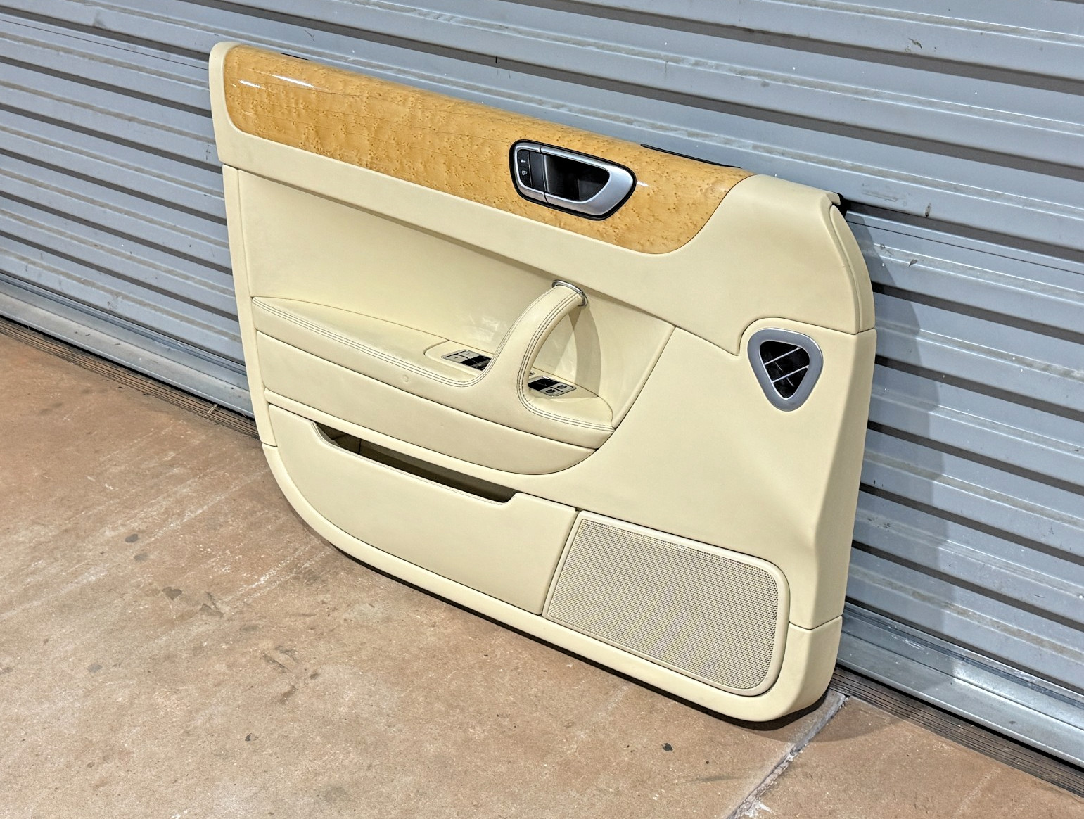 06-12 Bentley Continental Flying Spur Front Left Driver Door Panel Trim PO43 OEM