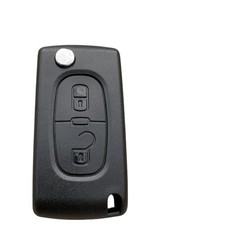 Klappschlüssel Gehäuse CE0523 HU83 2 Tasten für Peugeot 207 307 308 3008