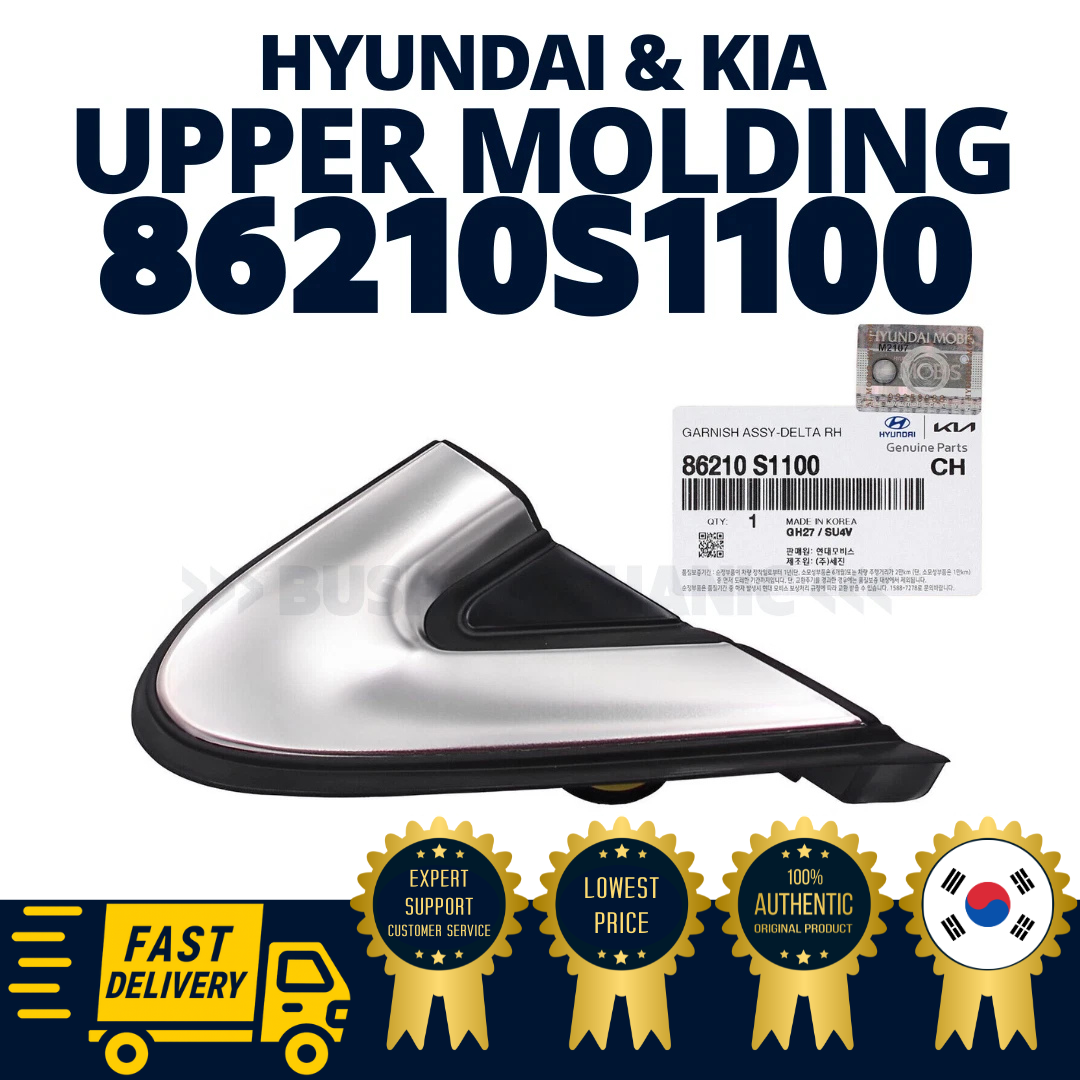 SY　1104545 GENUINE OEM Hyundai Kia Garnish Assy Upper Molding Delta RH
