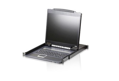 Aten CL3000N-ATA-2XK07GG Slideaway console 19 LED PS/2-USB Console Swiss/Ger ~E~
