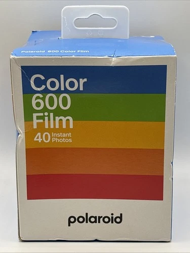 Polaroid Color Film for 600 Cameras 5 Pack 40 Pictures RARE - product listing photo