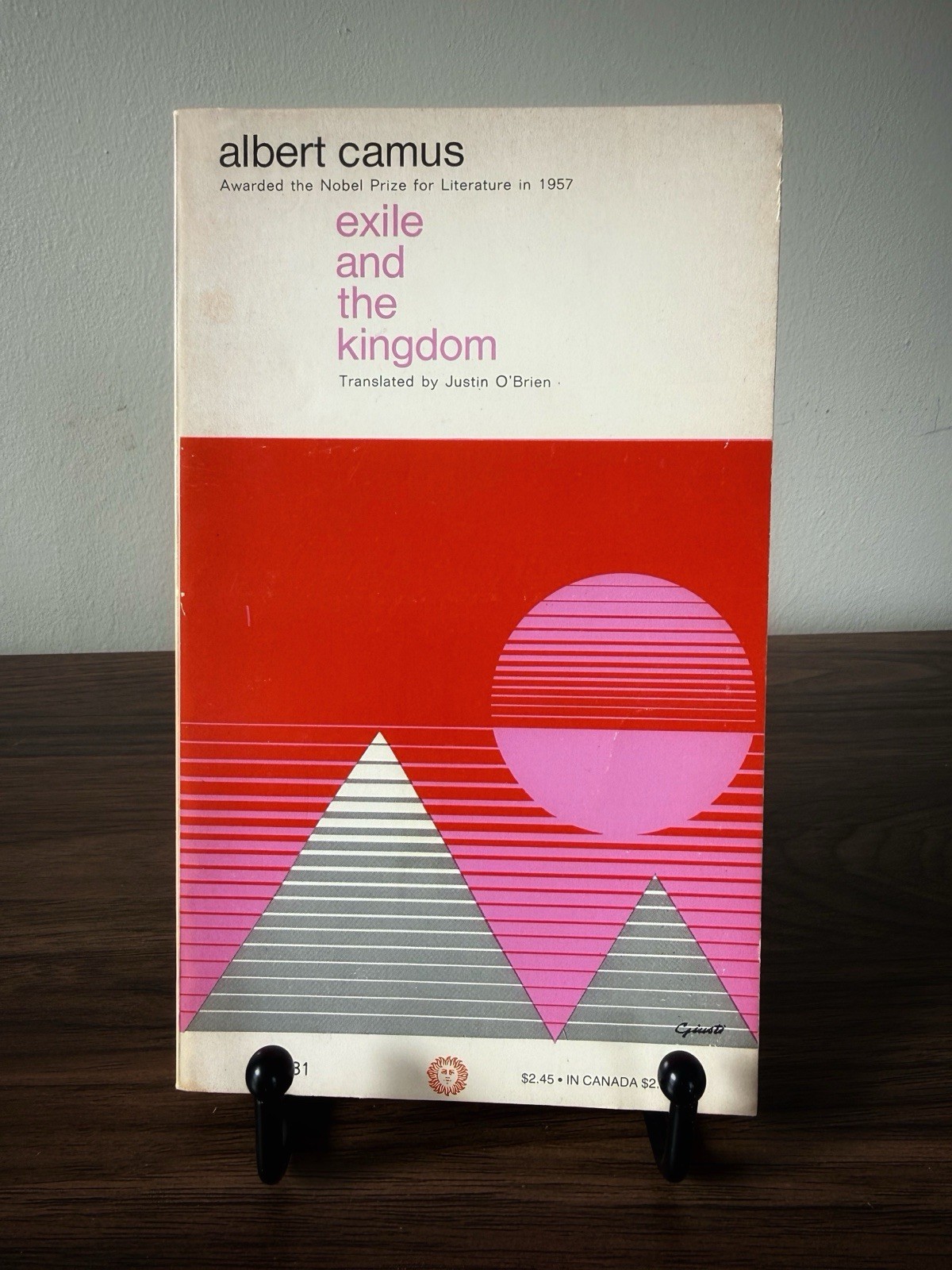A Vintage 1958 Paperback Copy Of Exile & The Kingdom By Albert Camus